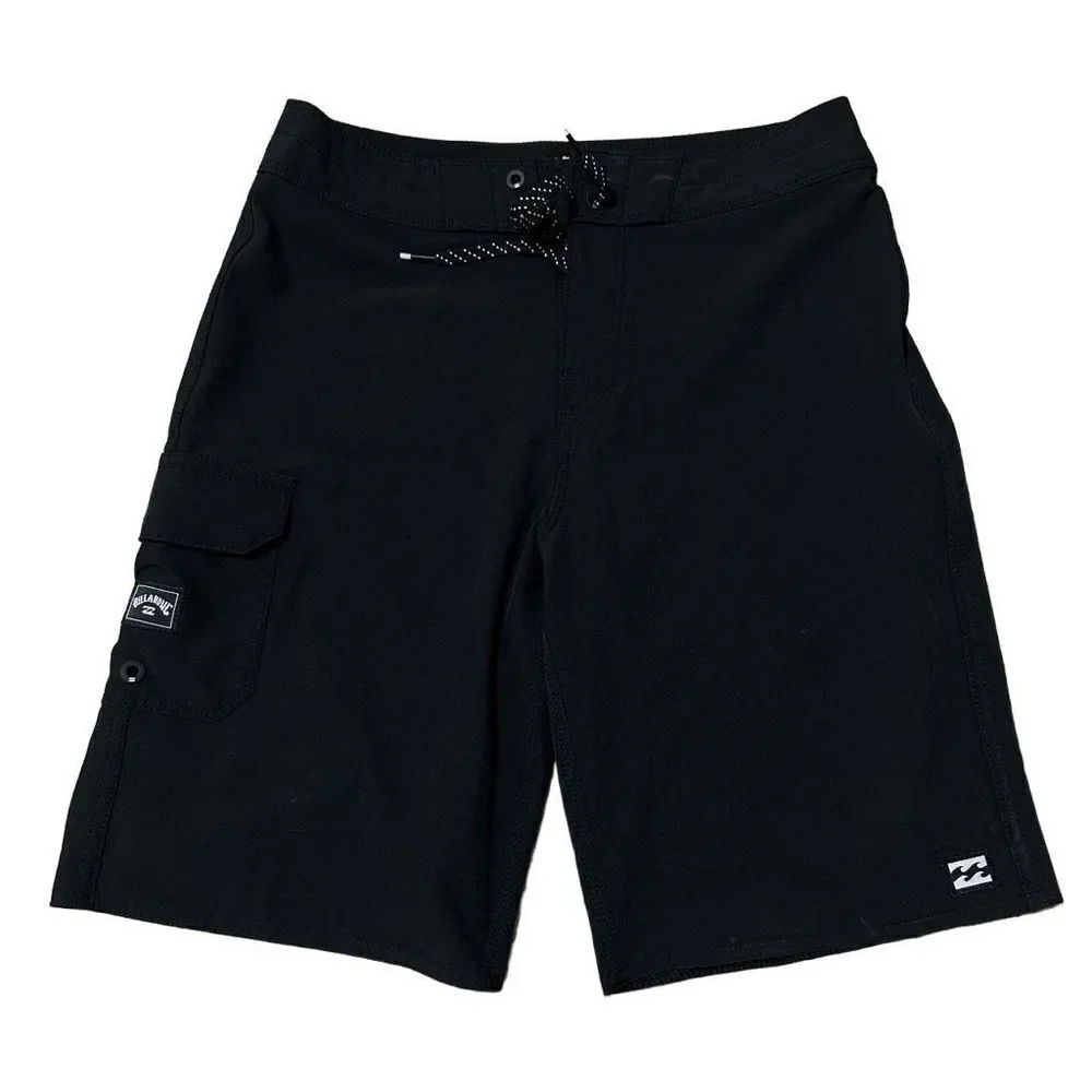Billabong black shorts size 25.  A454